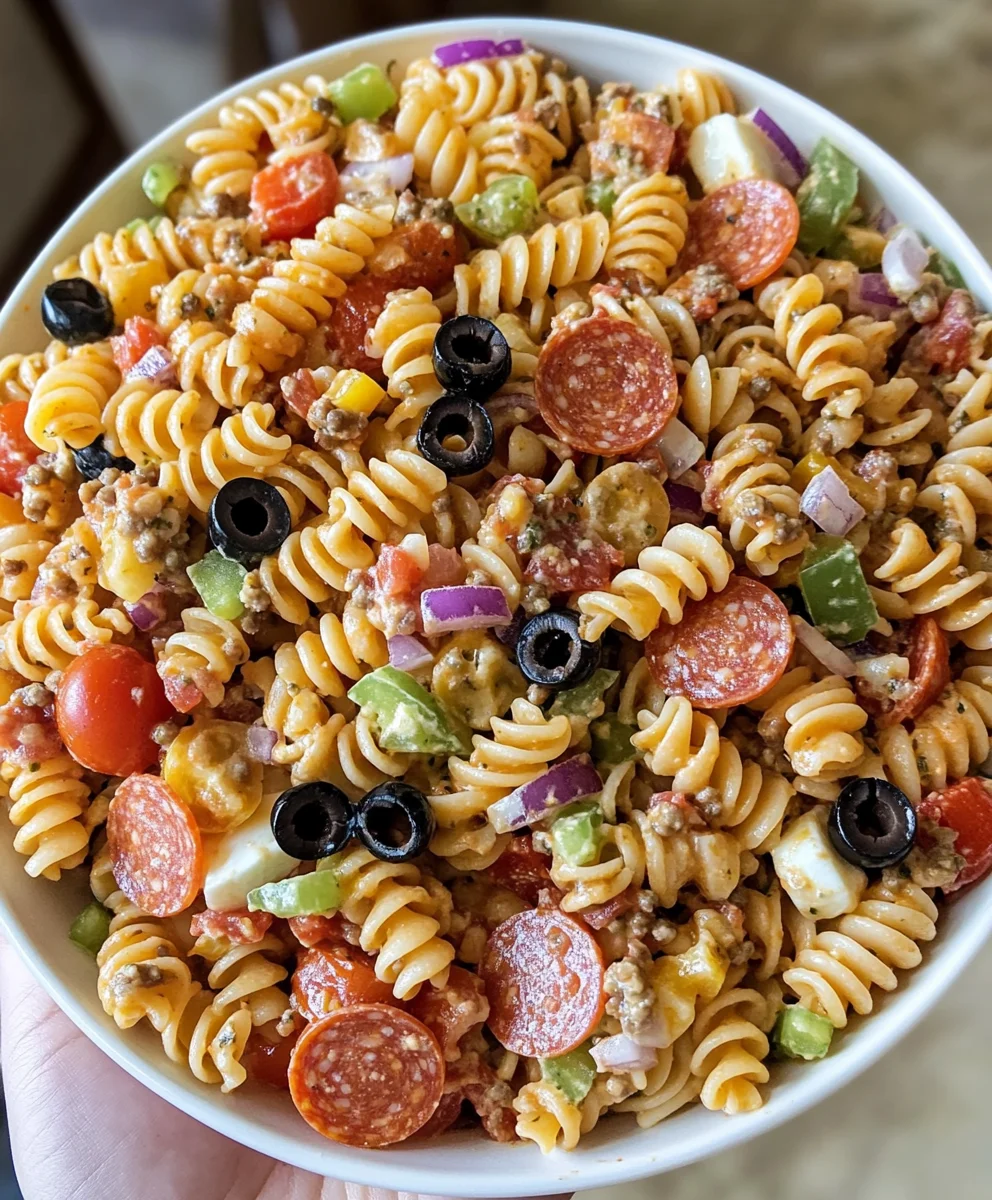 Pizza Pasta Salad