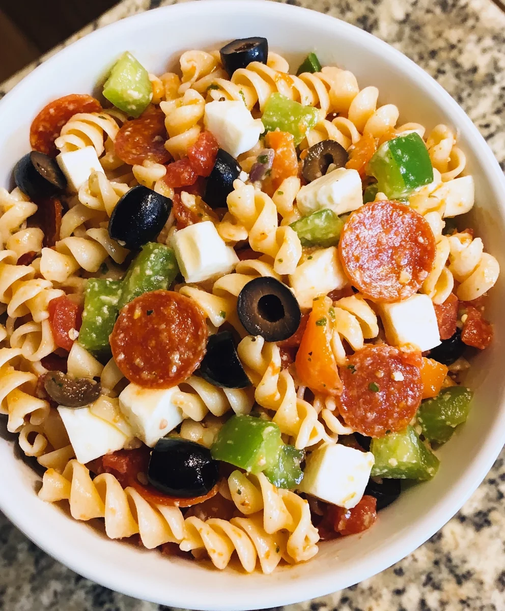 Pizza Pasta Salad