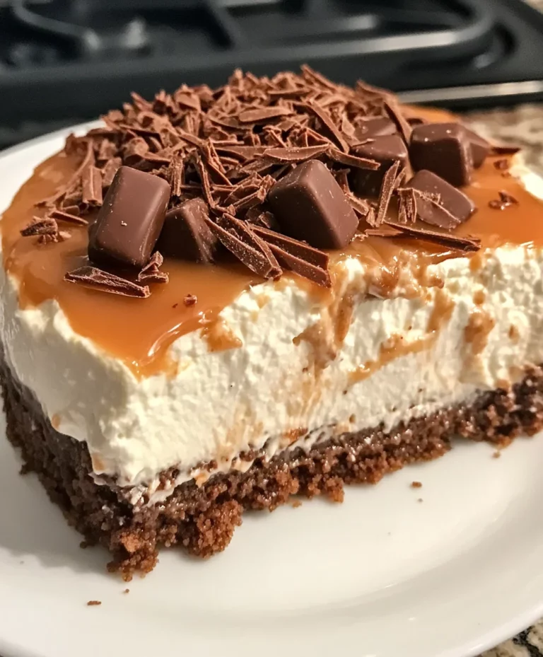 No Bake Rolo Cheesecake