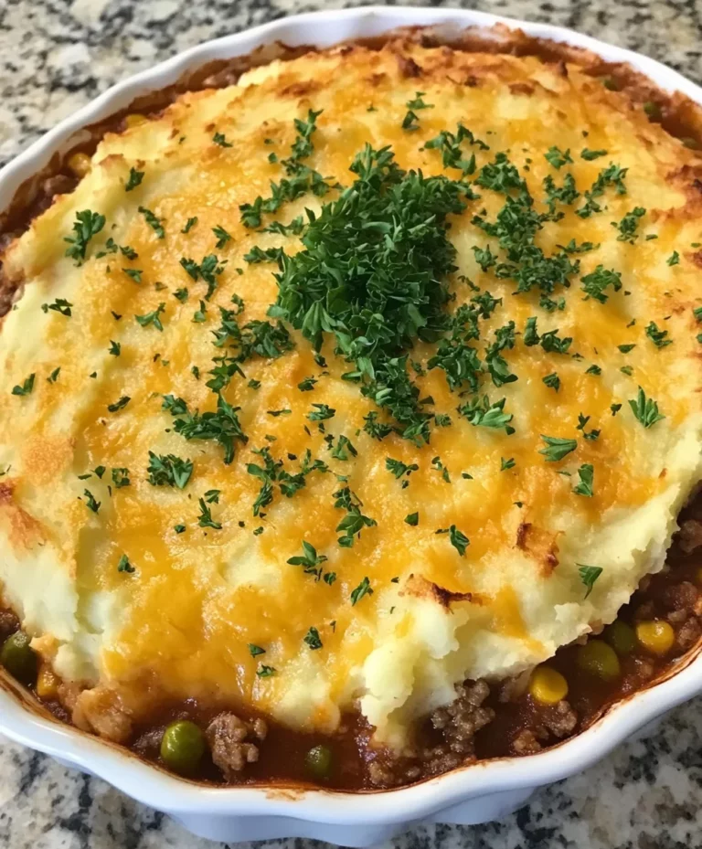 Cheesy Cheddar Shepherd's Pie