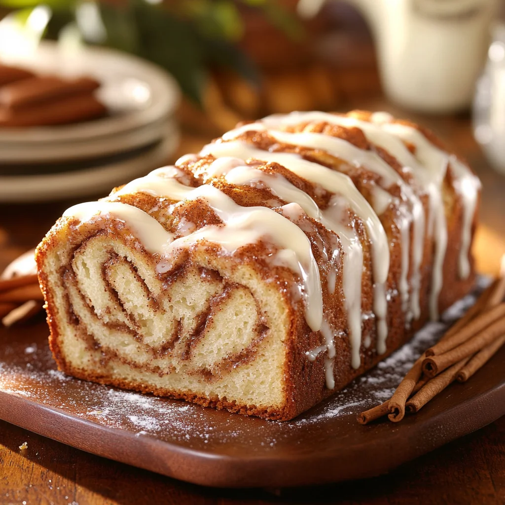 Dollywood Cinnamon Bread with Icing