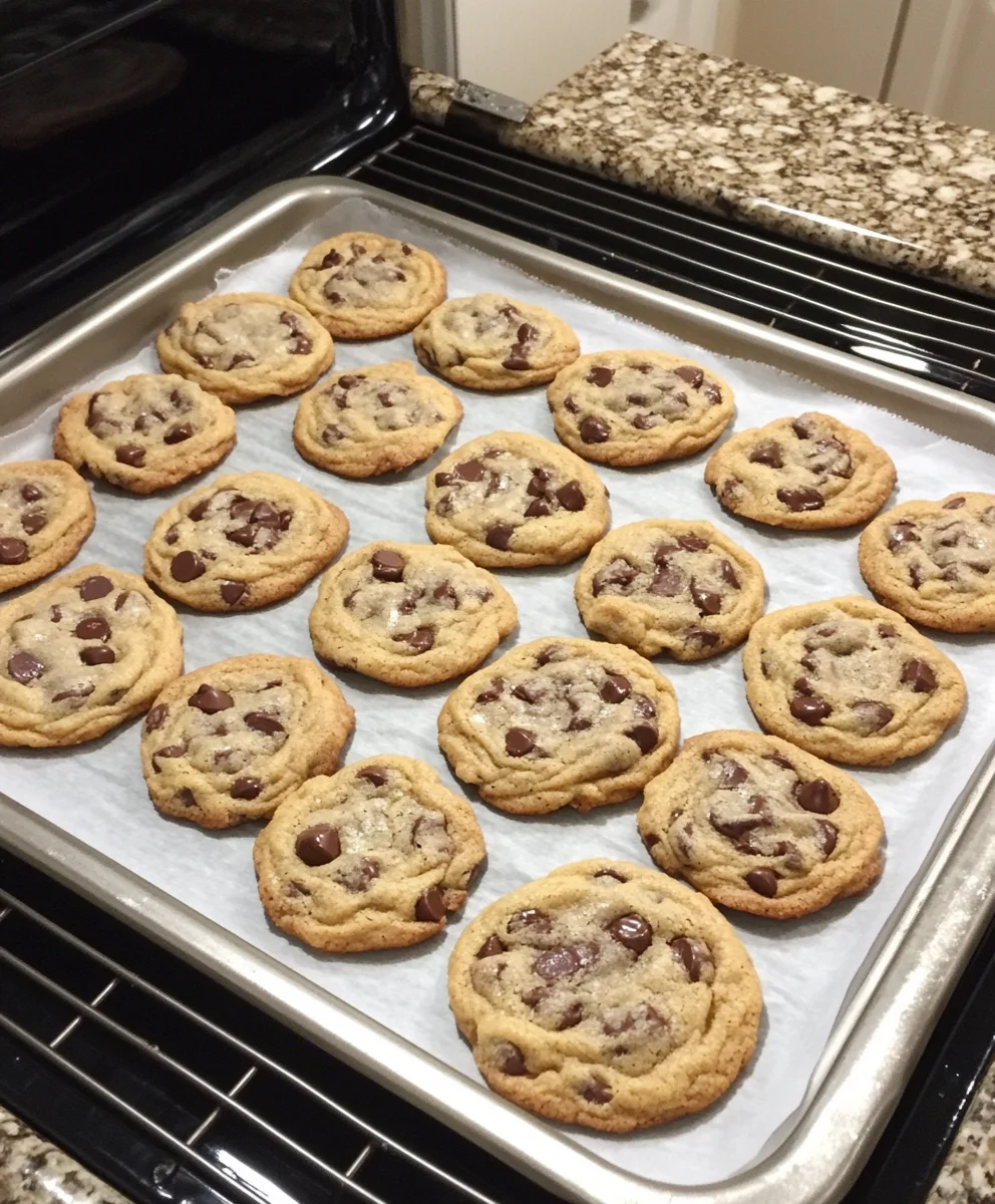 Gooey Chocolate Chip Cookies