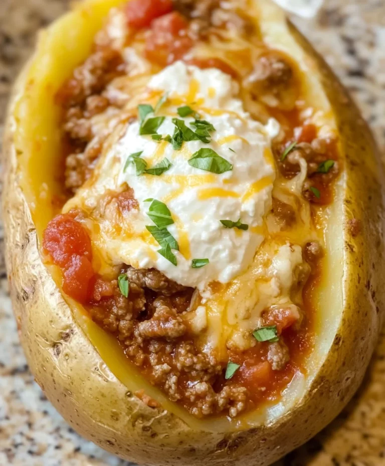 Lasagna Baked Potato