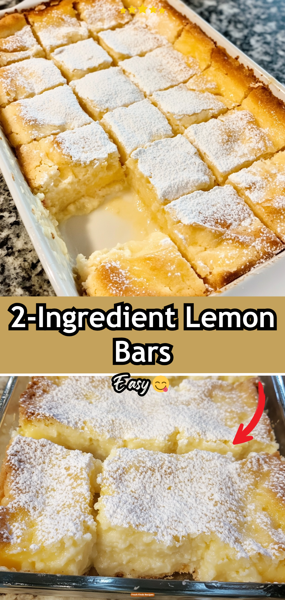 2-Ingredient Lemon Bars 33 2-Ingredient Lemon Bars