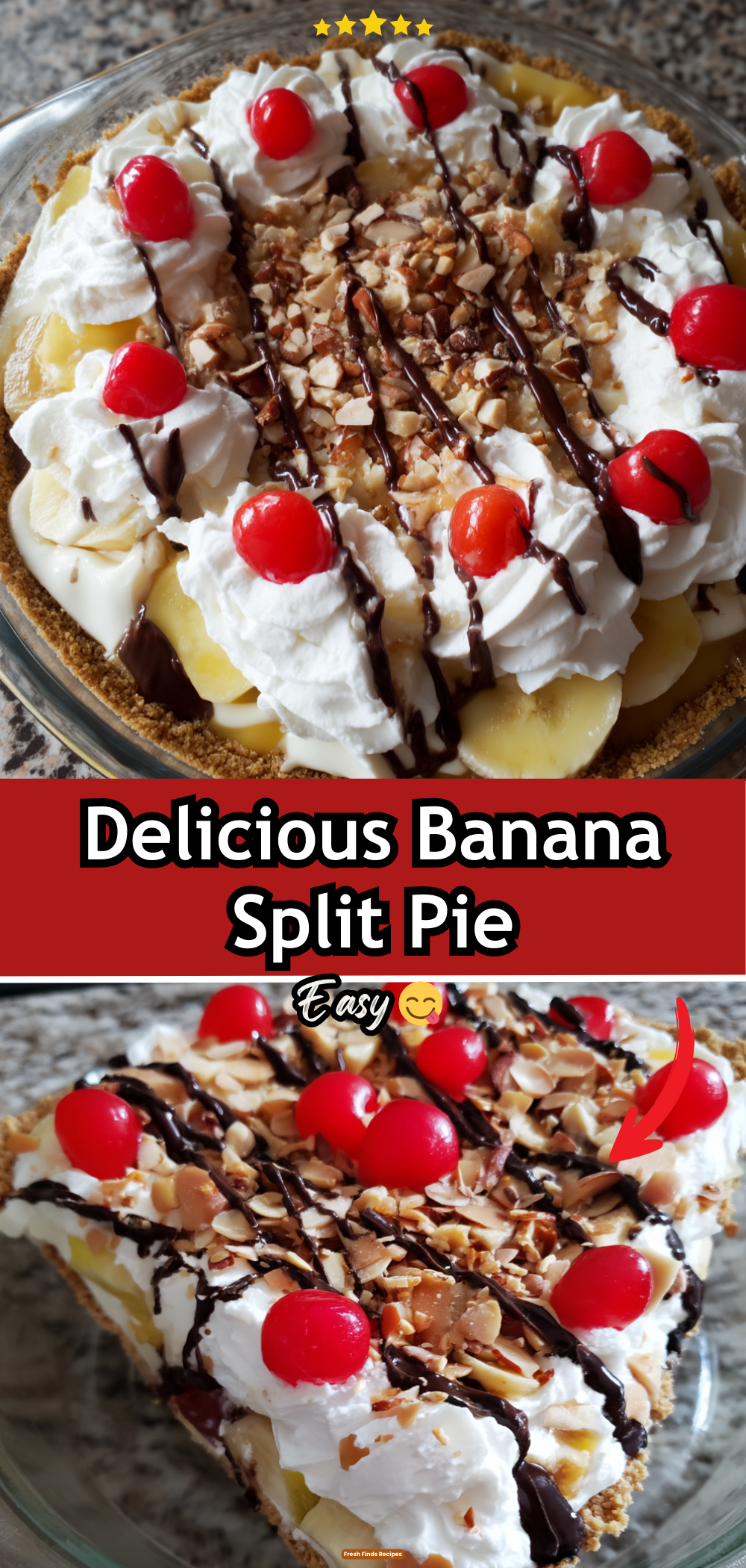 Banana Split Pie