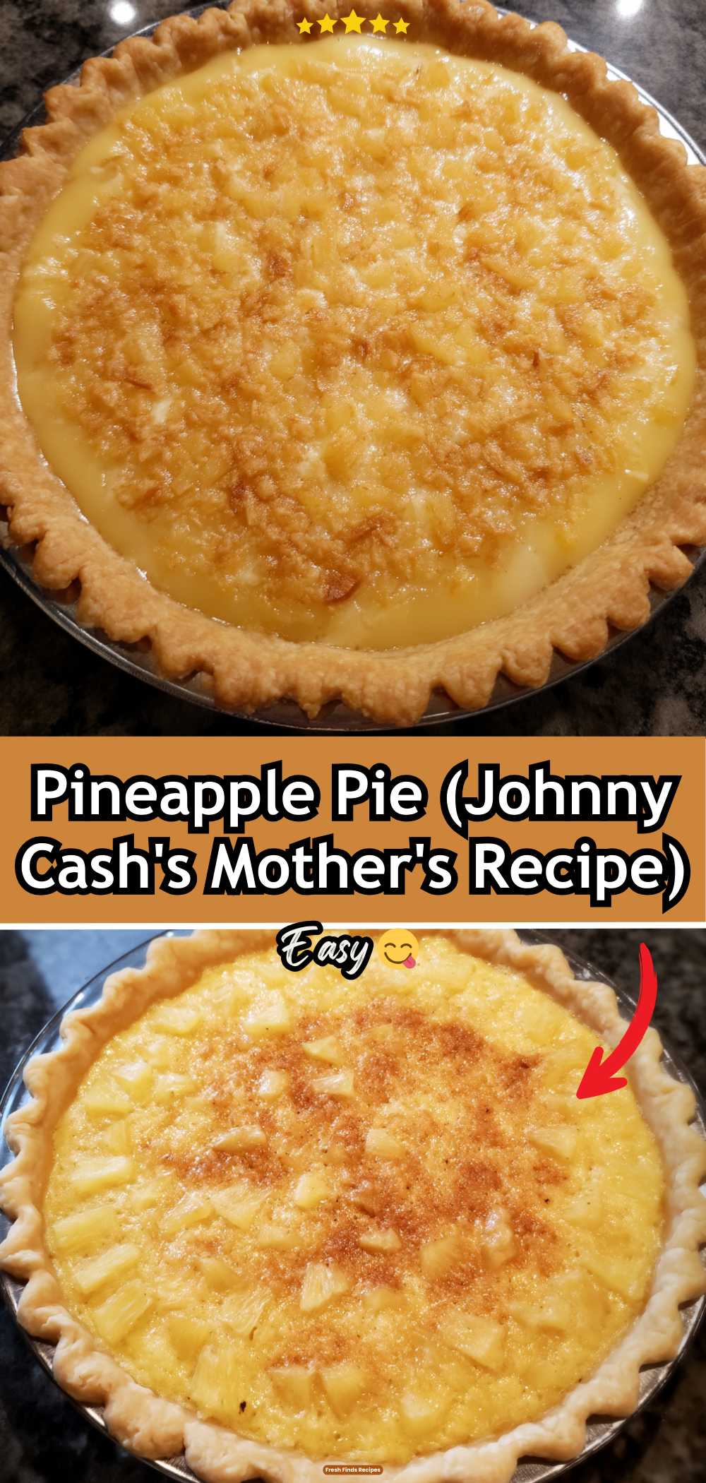 Pineapple Pie (Johnny Cash\'s Mother\'s Recipe)