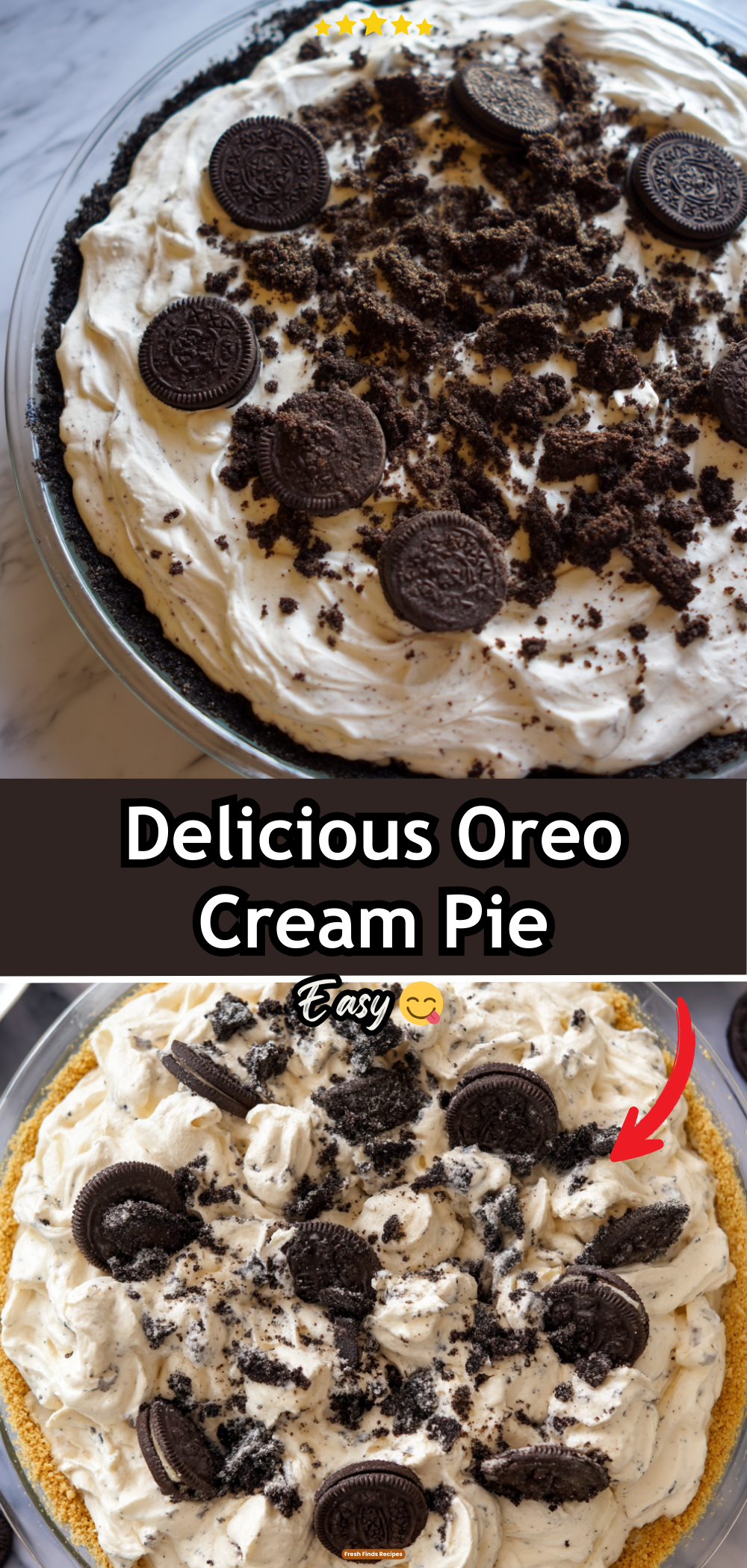 Oreo Cream Pie
