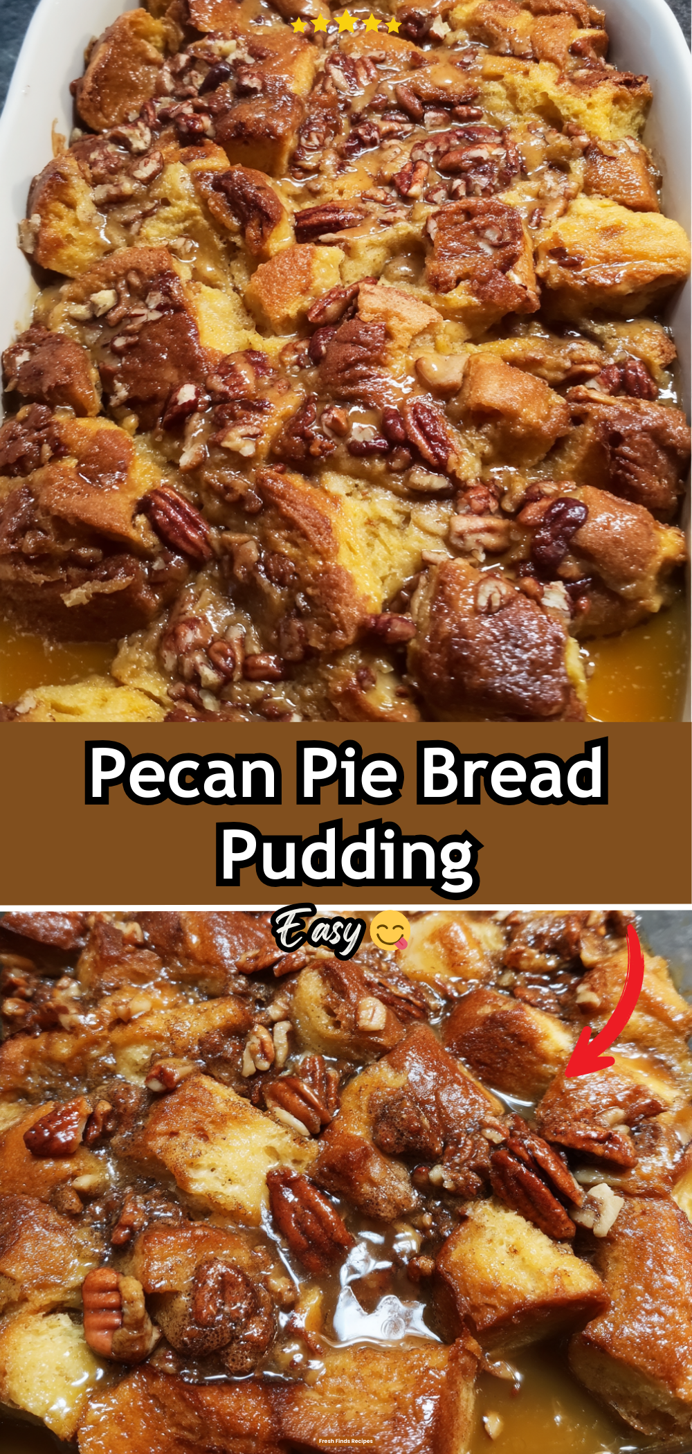 Pecan Pie Bread Pudding