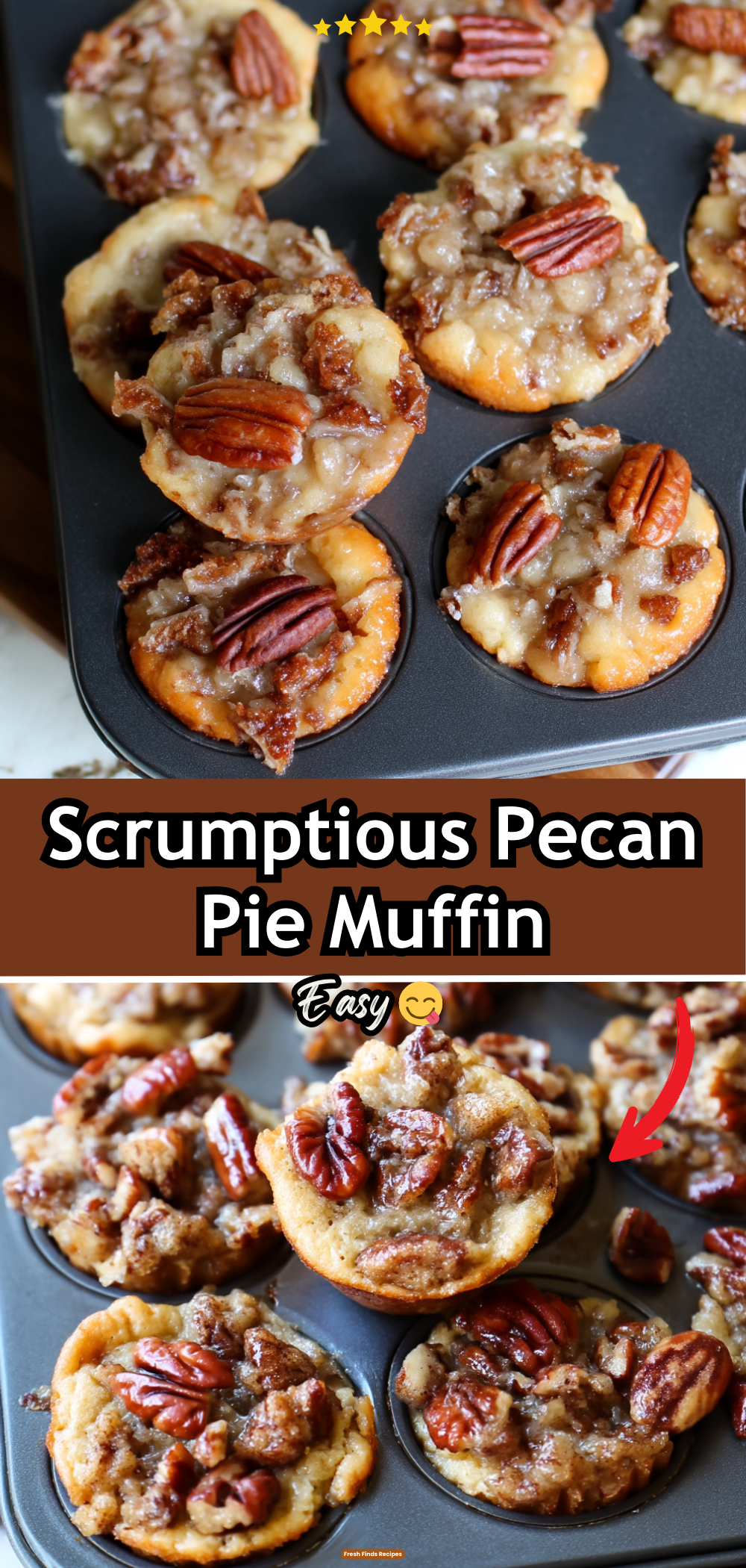 Scrumptious Pecan Pie Muffin