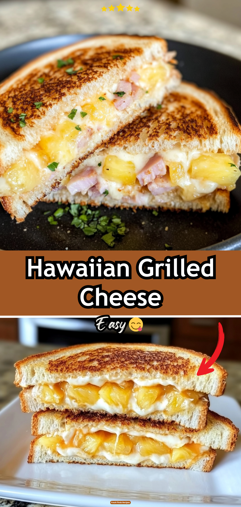 Hawaiian Grilled Cheese