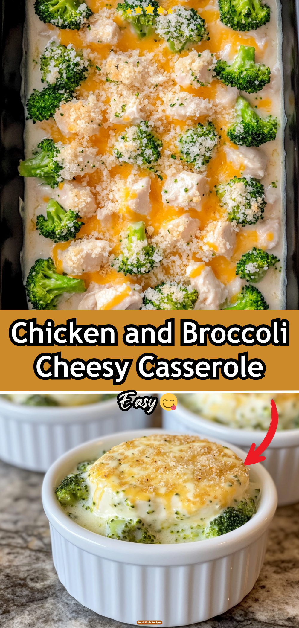 Chicken and Broccoli Cheesy Casserole
