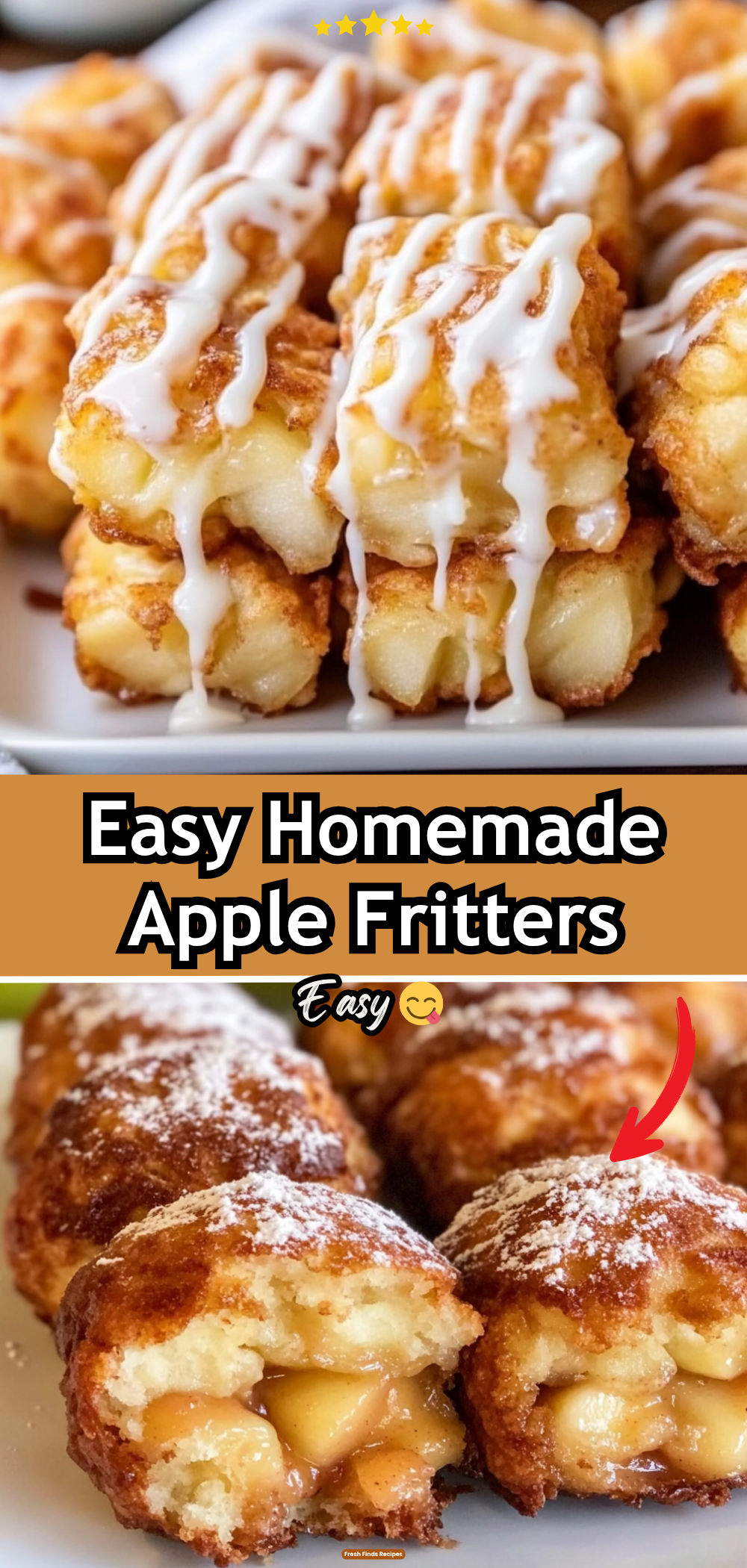 Easy Homemade Apple Fritters