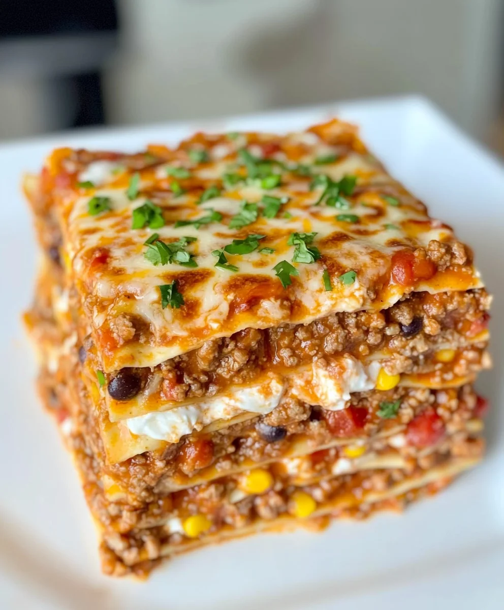 Mexican Taco Lasagna 29 Mexican Taco Lasagna