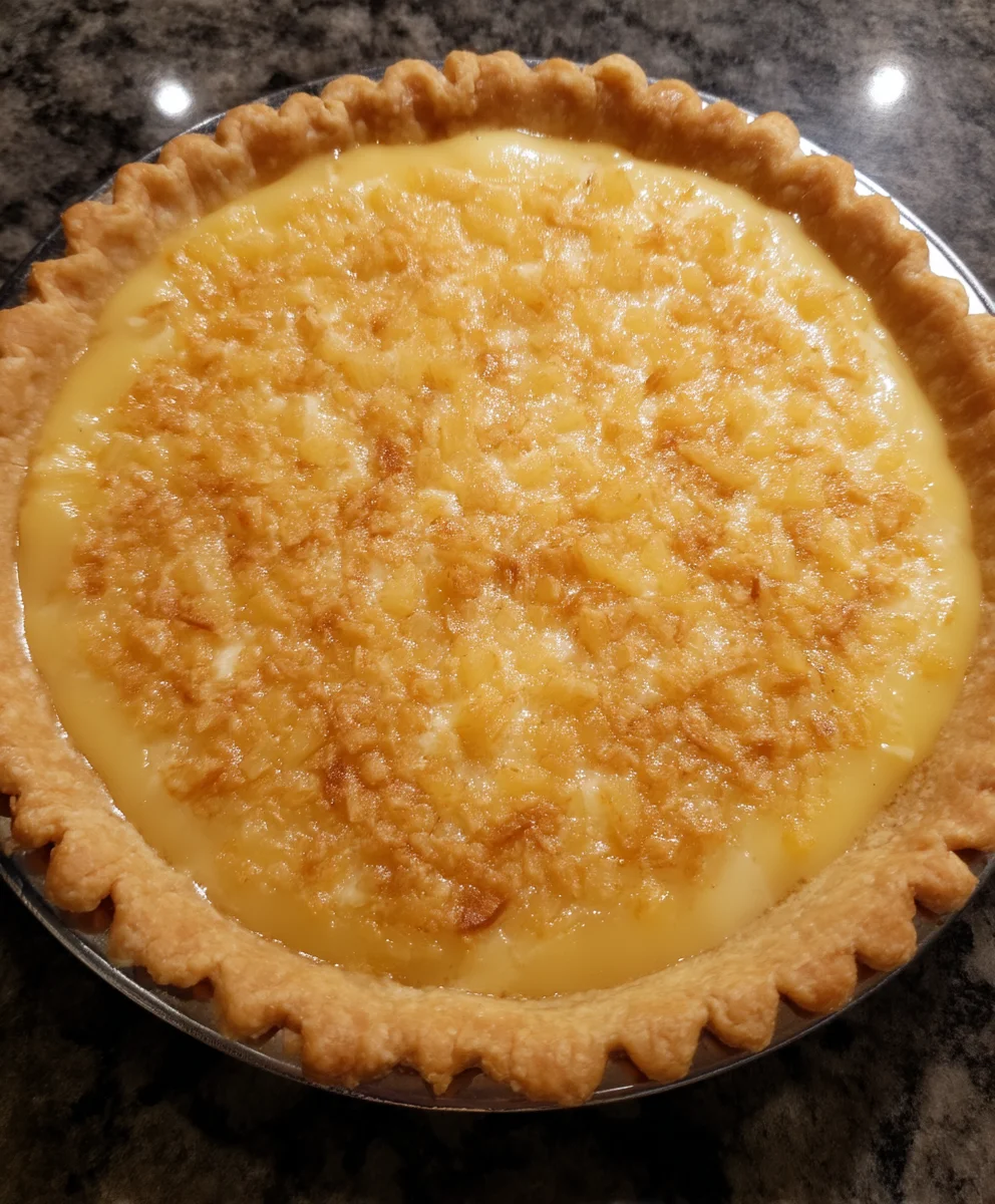 Pineapple Pie (Johnny Cash's Mother's Recipe)
