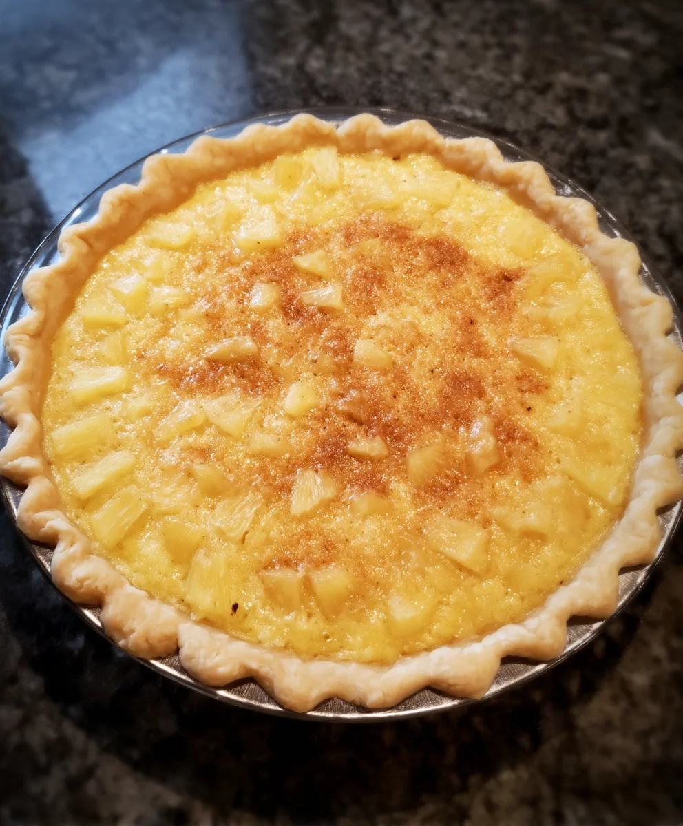 Pineapple Pie (Johnny Cash's Mother's Recipe)