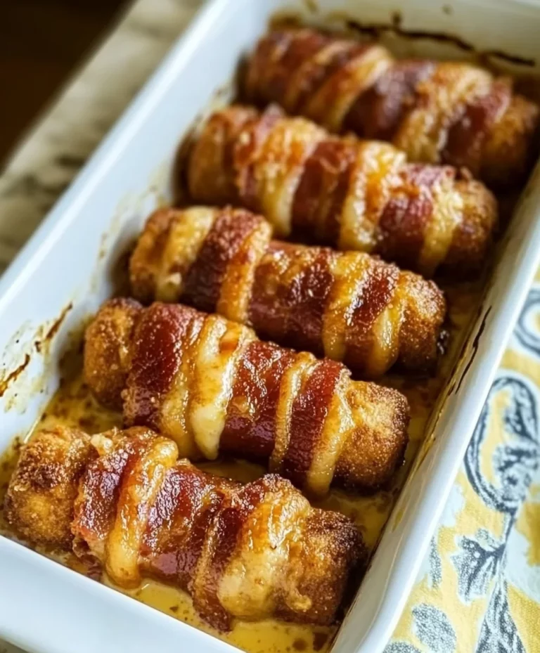 Bacon Wrapped Smokies with Brown Sugar and Butter