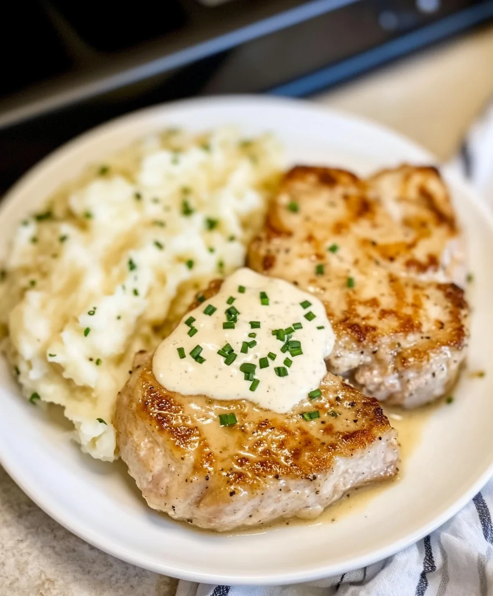 Crockpot Ranch Pork Chops