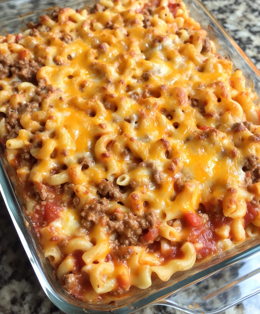 Cheesy Hamburger Casserole 26 Cheesy Hamburger Casserole