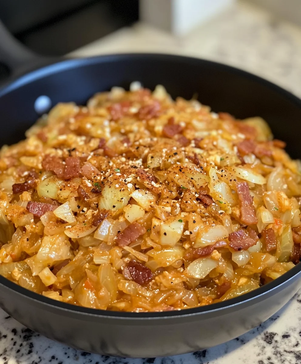 Fried Cabbage with Bacon and Onions 23 Fried Cabbage with Bacon and Onions