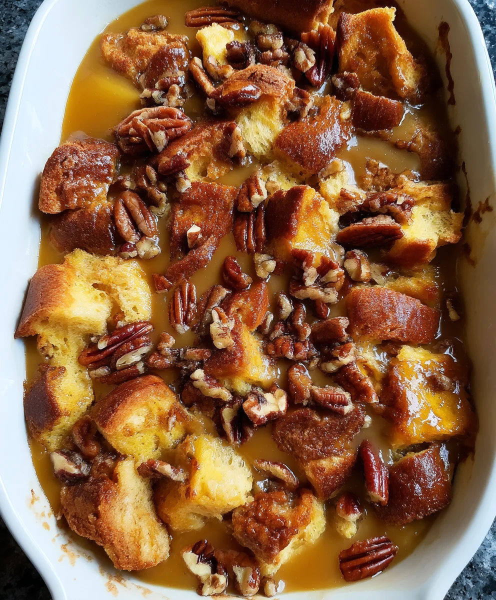 Pecan Pie Bread Pudding