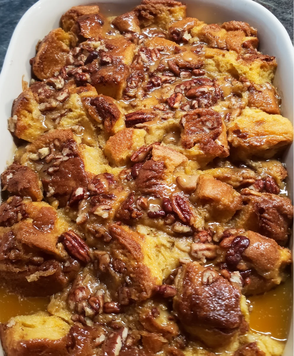 Pecan Pie Bread Pudding