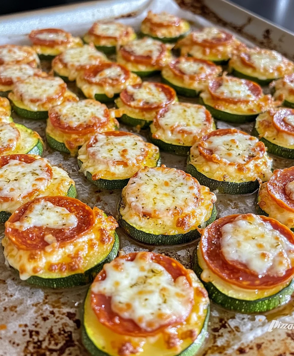 Mini Zucchini Pizza