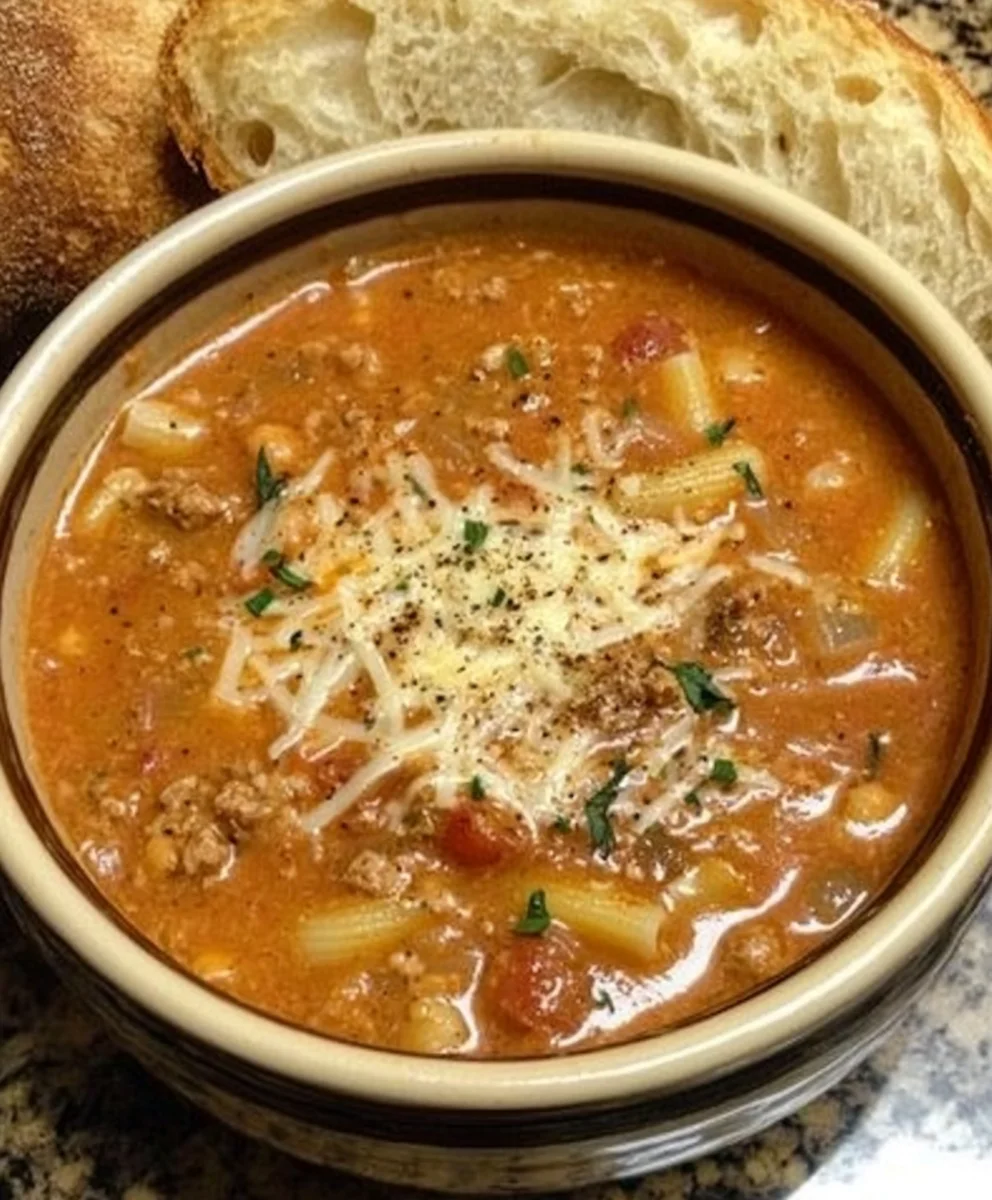 Olive Garden Pasta E Fagioli Soup in a Crock-Pot