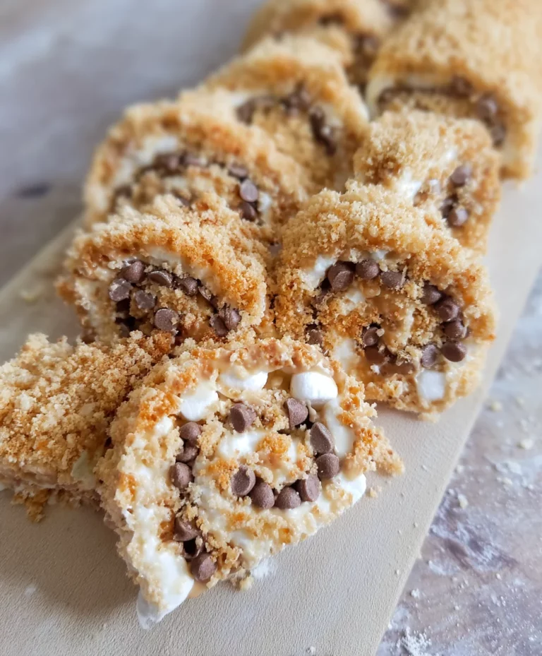 S'mores Rice Krispies Treats Pinwheels