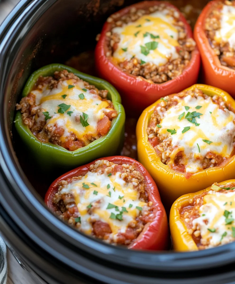 Crockpot Stuffed Peppers 26 Crockpot Stuffed Peppers