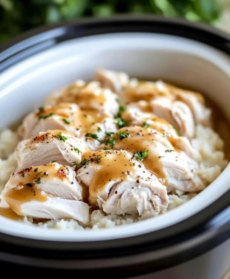 Slow Cooker Chicken and Gravy