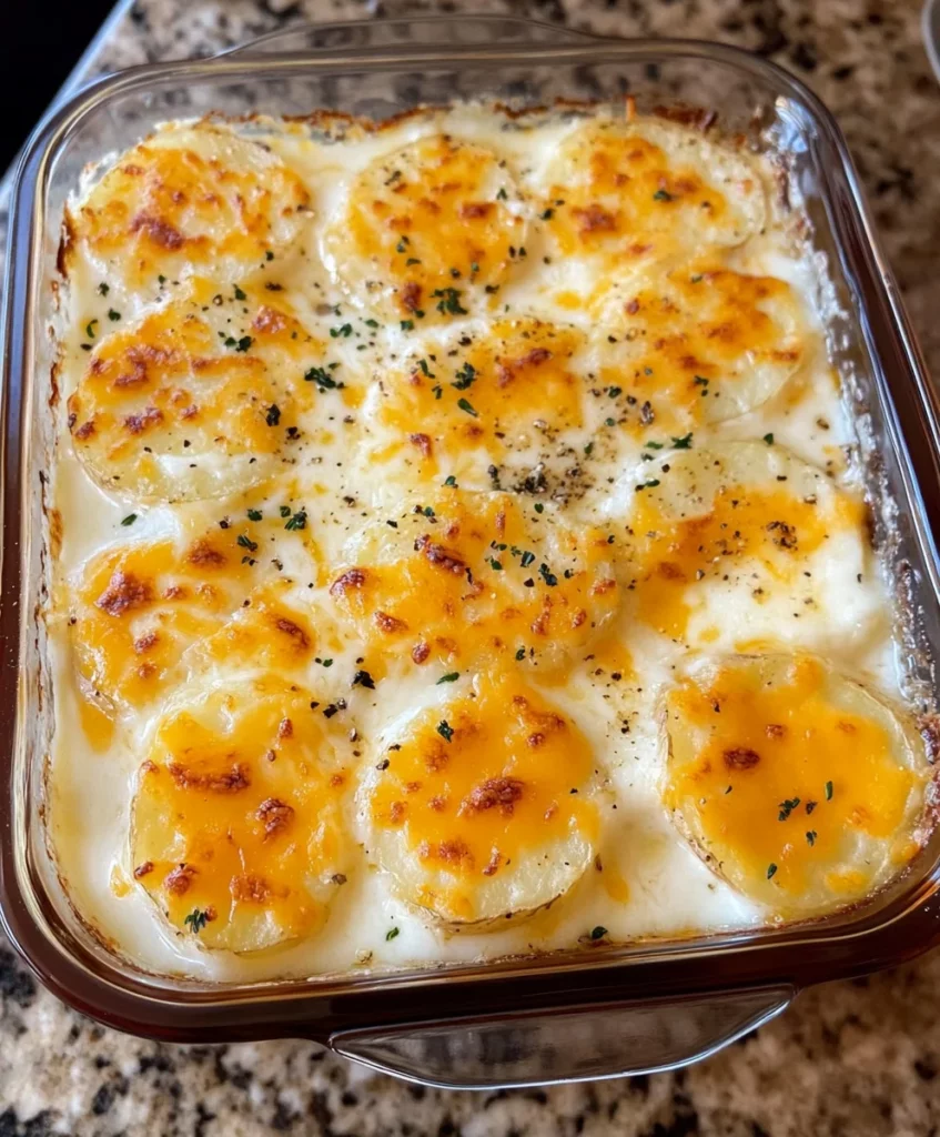10 Cheesy Potato Side Dishes That Steal the Show 4 Yummy Jen's Scalloped Potatoes