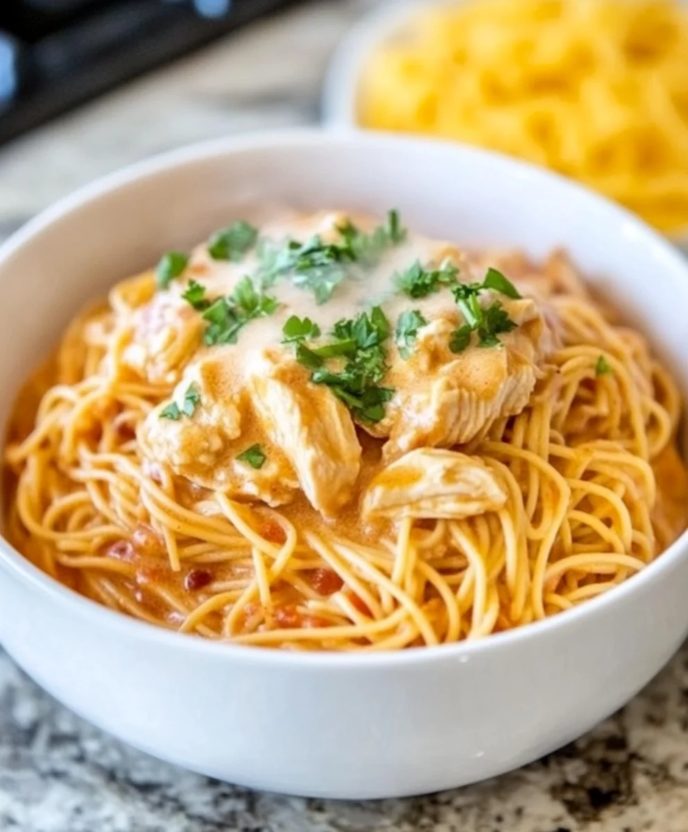 Creamy Crockpot Chicken Spaghetti 26 Creamy Crockpot Chicken Spaghetti