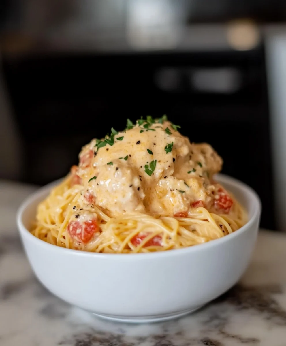 Creamy Crockpot Chicken Spaghetti 27 Creamy Crockpot Chicken Spaghetti