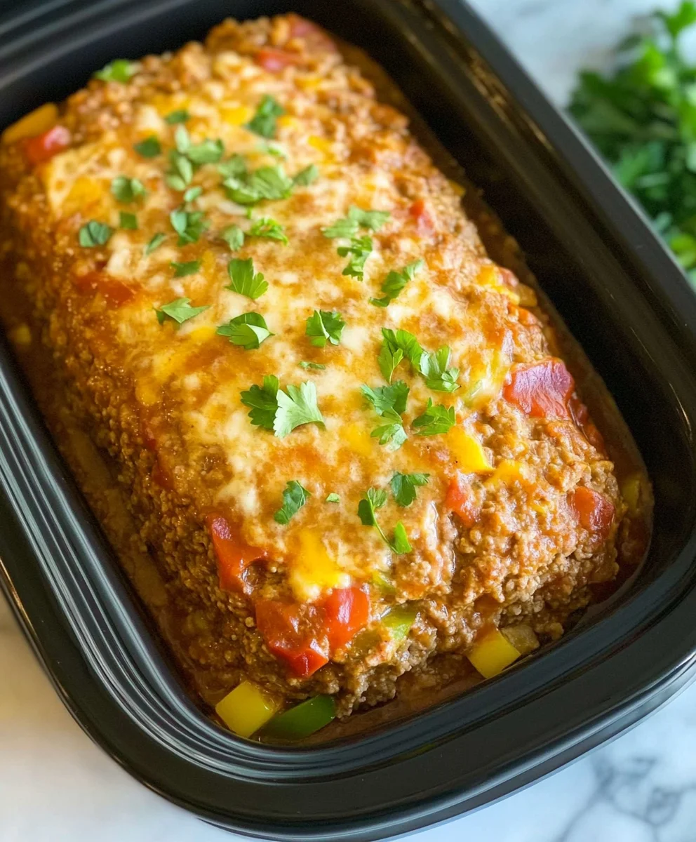 Slow Cooker Meat Loaf