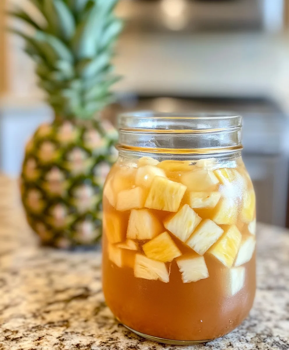 Crockpot Pineapple Moonshine