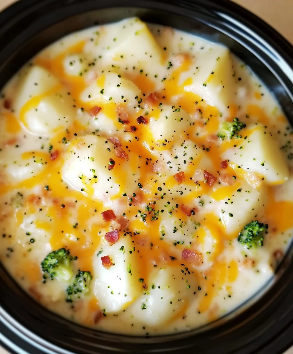 Crockpot Potato Broccoli Cheddar Soup 49 Crockpot Potato Broccoli Cheddar Soup