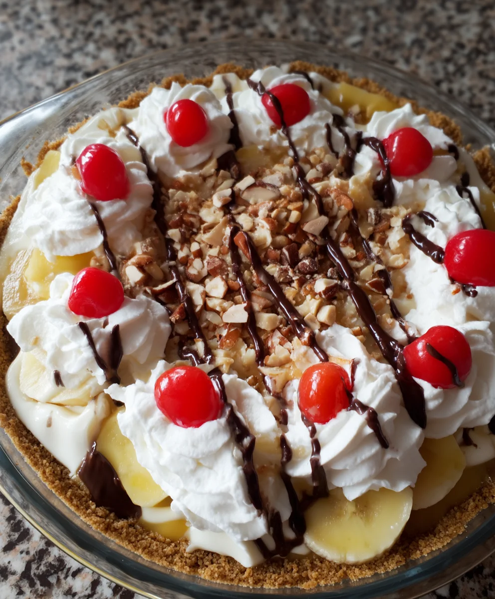 Banana Split Pie
