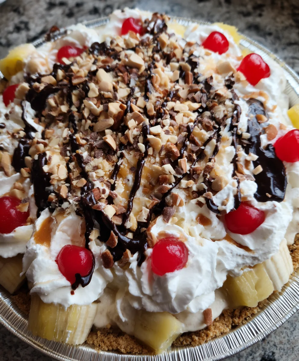 Banana Split Pie