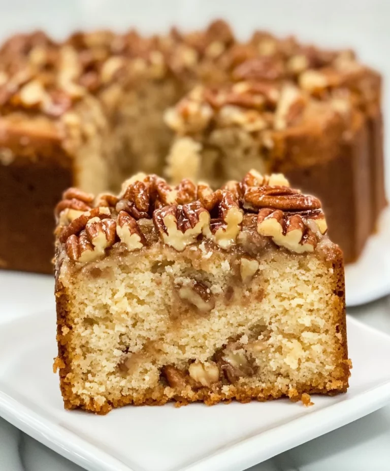 Southern Pecan Pound Cake
