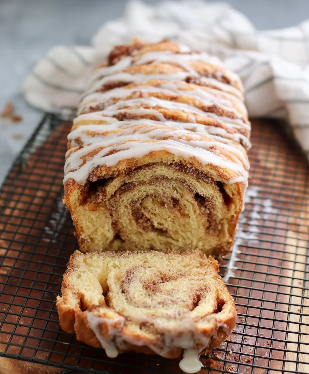 Easy Cinnamon Roll Bread