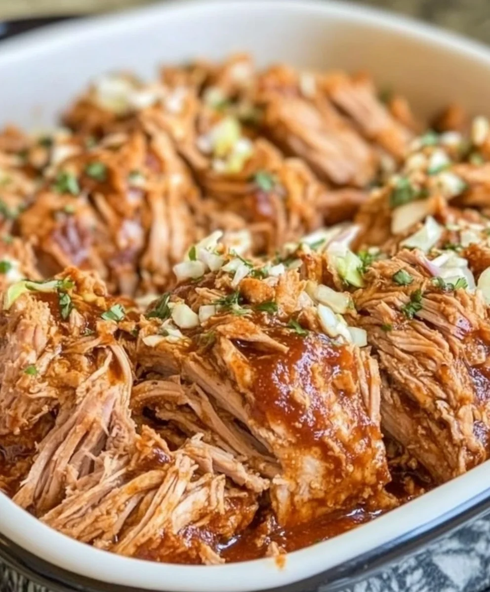 Dr. Pepper Pulled Pork in the Slow Cooker