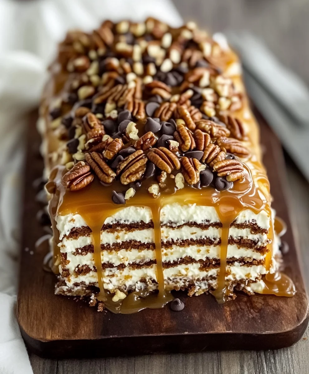 Turtle Caramel Cake