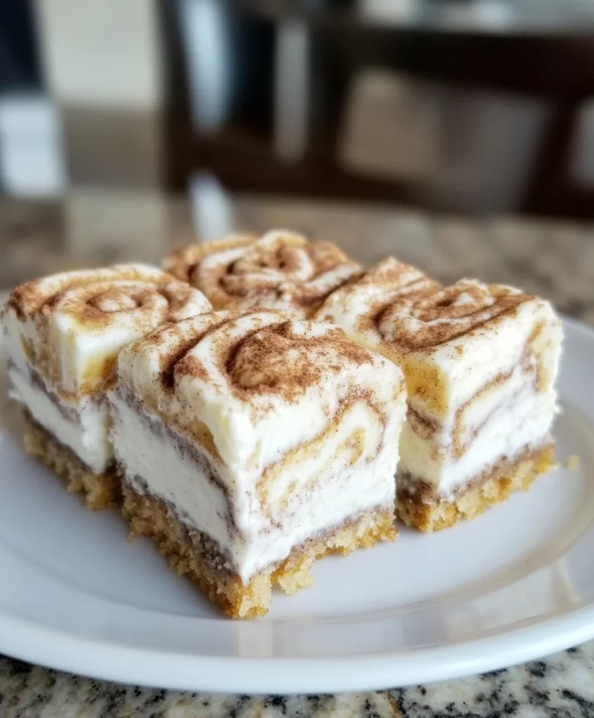 10 Ooey Gooey Cinnamon Roll Recipes You Won't Resist 8 Blender Cinnamon Roll Cheesecake Bars
