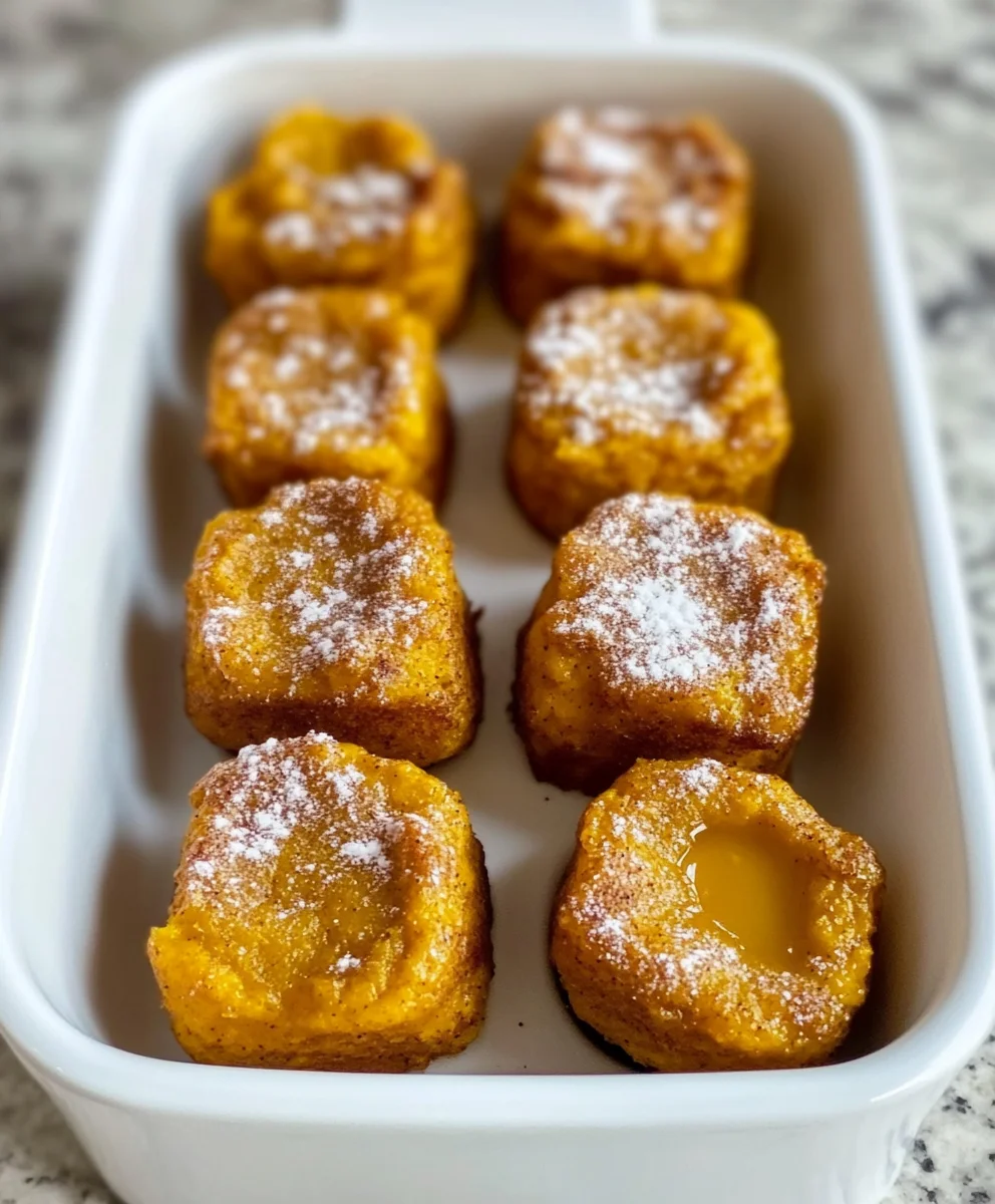 Baked Pumpkin Fritter Bites 31 Baked Pumpkin Fritter Bites