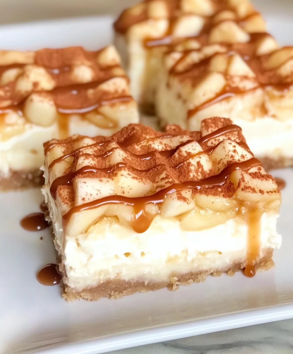 Caramel Apple Cheesecake Bar