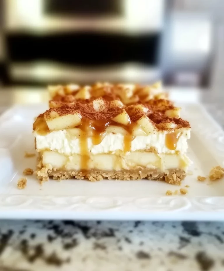 Caramel Apple Cheesecake Bar
