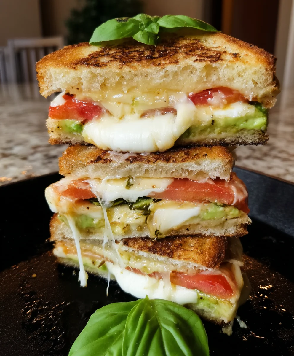 Avocado, Mozzarella, and Tomato Grilled Cheese 24 Avocado, Mozzarella, and Tomato Grilled Cheese