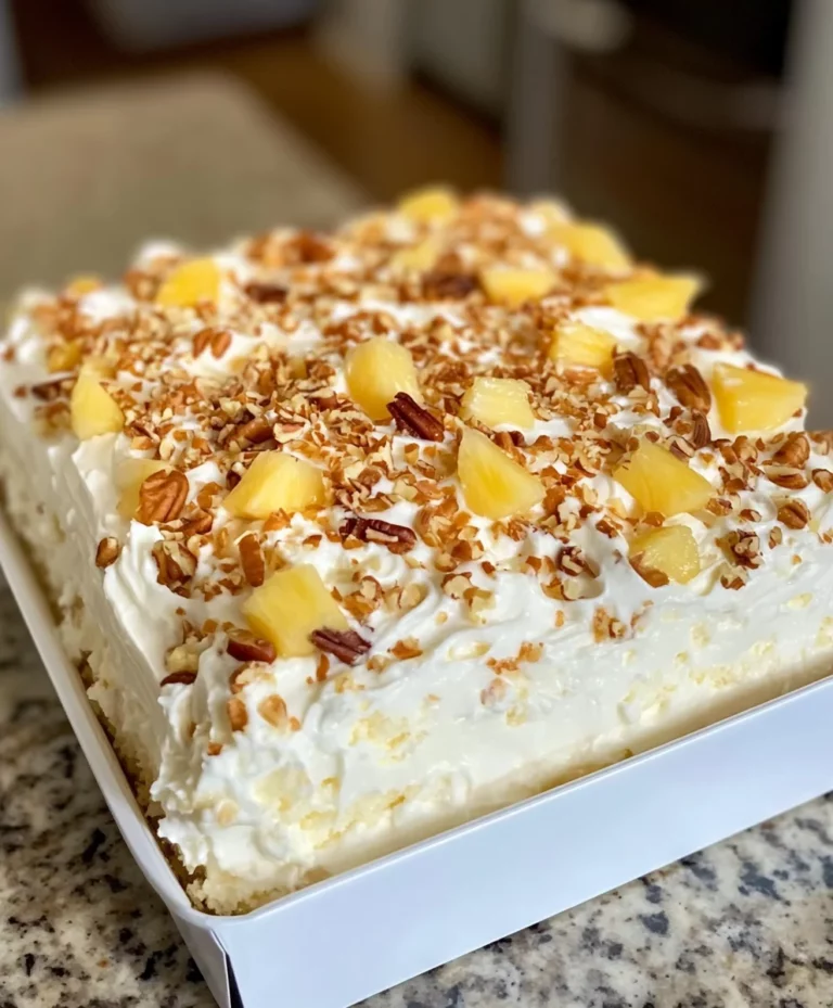 Hawaiian Wedding Cake with Whipped Cream-Cream Cheese Frosting