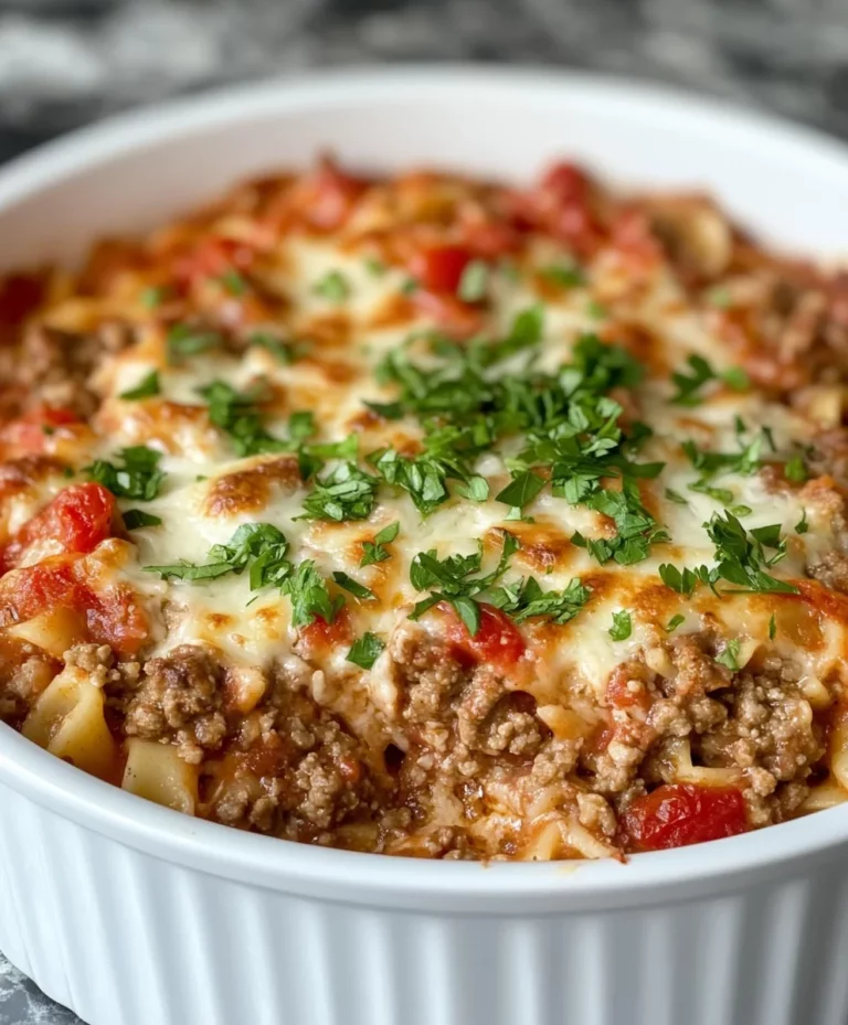Ground Turkey Casserole