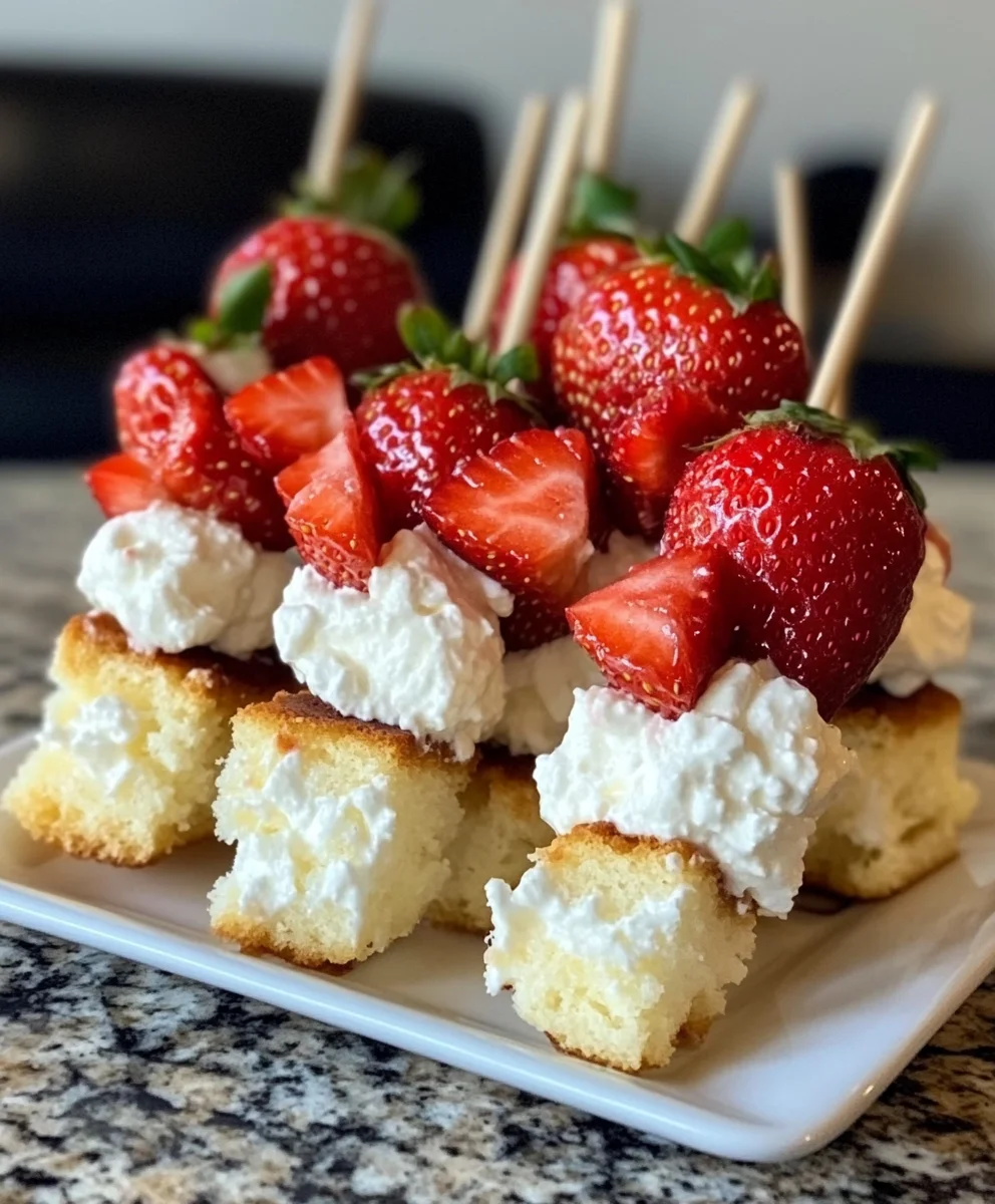 Strawberry Shortcake Kabobs